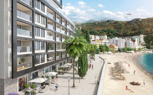 budva prva linija apartmani prodaja