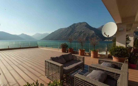 Kotor, Ljuta – Luxury apartment with amazing sea view the bay