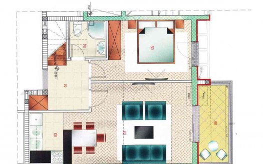 Podgorica, Zabjelo – Duplex apartment under construction for sale