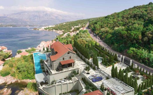 Tivat, Kakrc – Plot with planning for villa in Lustica