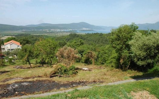 Kotor, Kavac – Construction land with fantastic views of Tivat Bay