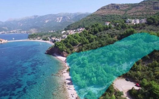 land with planning seafront budva