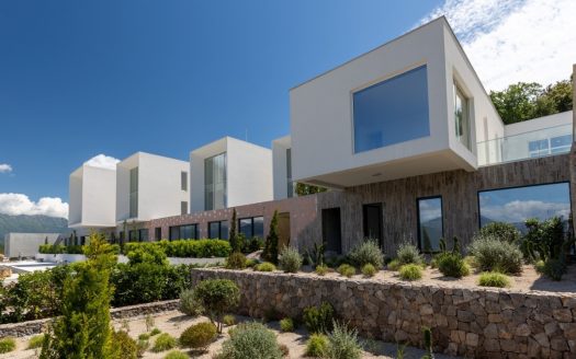 Tivat, Krasici – Conteporary design villa with panoramic sea view, for sale