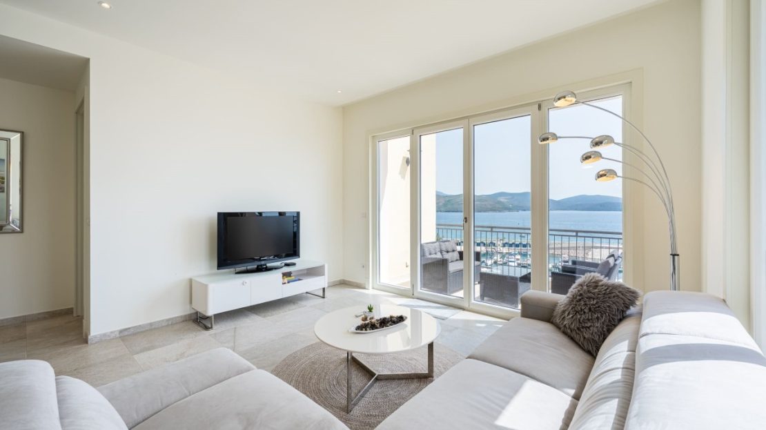 lustica bay three bedroom apartment sale